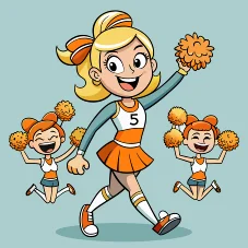 High School Cheerleader Dressup