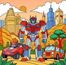 Muscle Car Robot